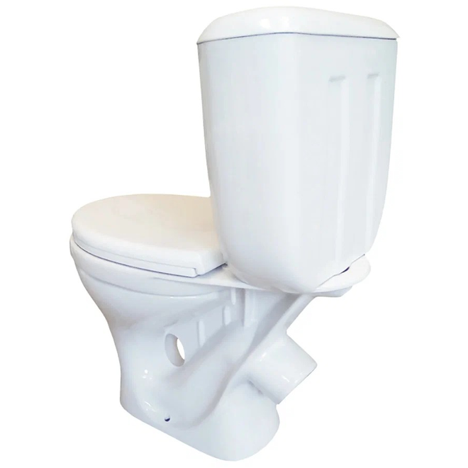 ВКЗ Унитаз-компакт WC.CC/Standart/2-DM/WHT.G/S1 "луна 1" белый стандарт с 1 уровневой арматурой, бол