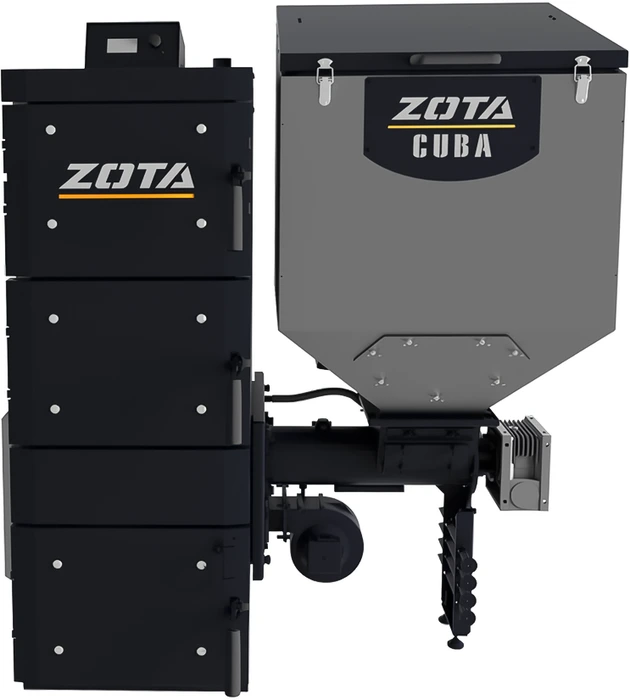 Котел автоматический Zota «Cuba» 25 кВт, шнек 133, DM-320, D дымохода 150
