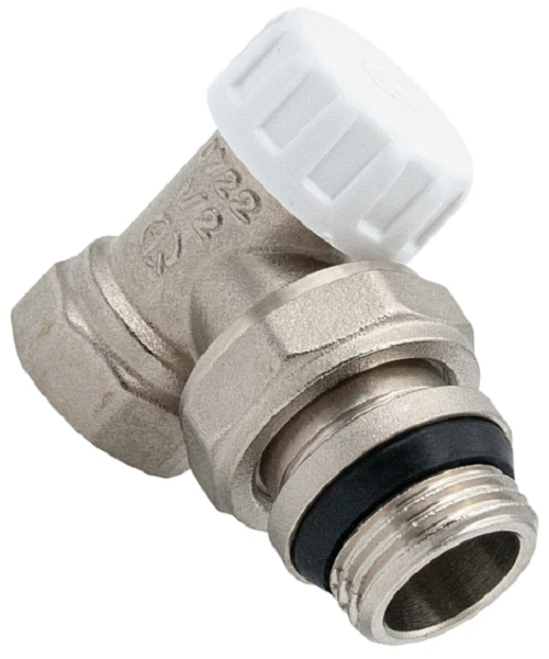 AQUALINK Клапан настроечный для радиатора с уплотнением угловой вн-нар 1/2" (100/10)