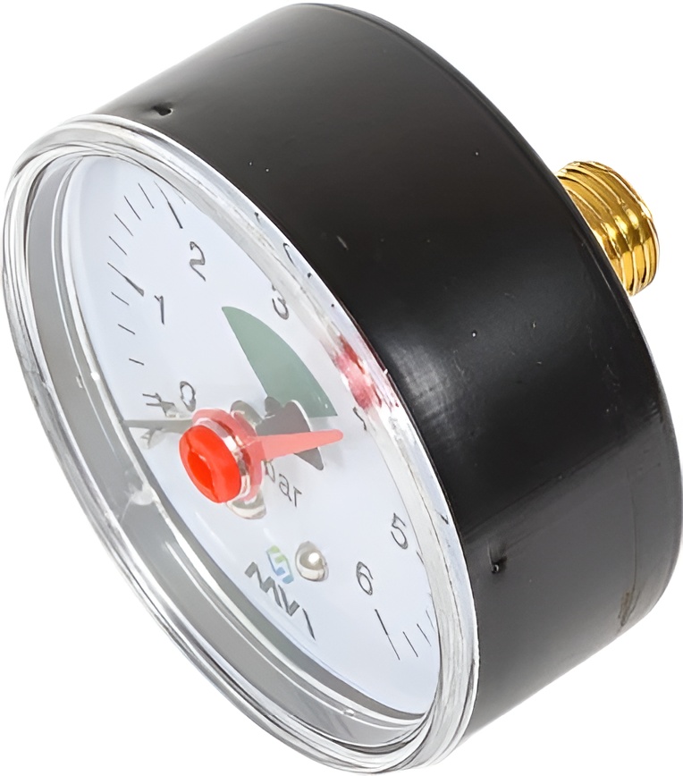 GAPPO Манометр аксиальный 1/4" х 6 бар (10/100)