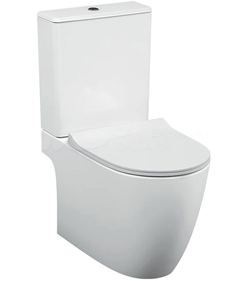 VITRA Унитаз-компакт 9830B003-7204 Sento Open-Back безободковый 