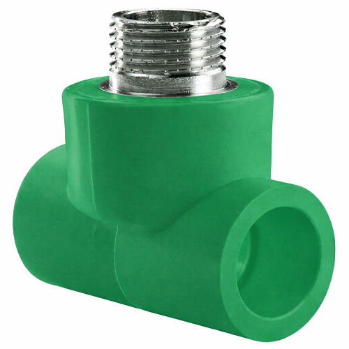 AntiFire Тройник комбинир. ПП D40х1/2"х40 ВР Green