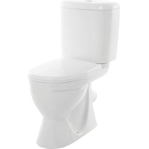 SANITA Унитаз-компакт WC.CC/Standart/1-P/WHT.G/S1 "Стандарт" стандарт эконом (Белый) S1