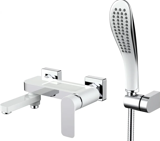 GAPPO Смеситель G3248 д/ван.Ф35 белый/хром.