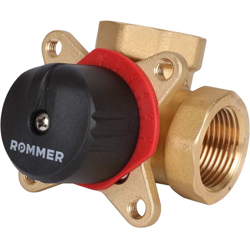 ROMMER 3-х ходовой смесительный клапан 1  KVs 10