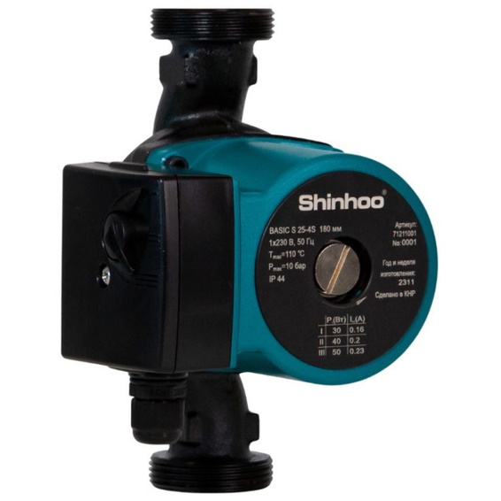 SHINHOO Насос циркуляционный BASIC S 25-4S 180 1x230V