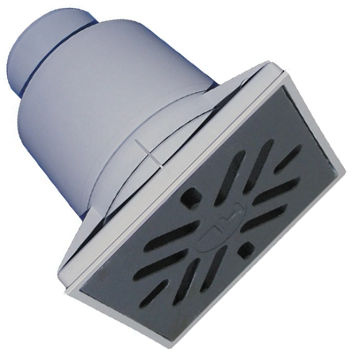 Дворовый трап (верт.выпуск) макс. нагрузка 5-7 тонн, DN110 HL 606/1