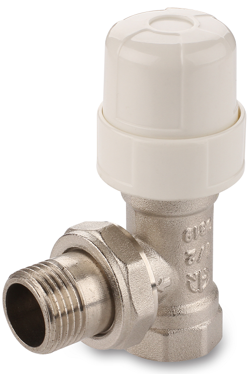 AQUALINK Термостатический клапан для радиатора угловой 1/2" (80/10)