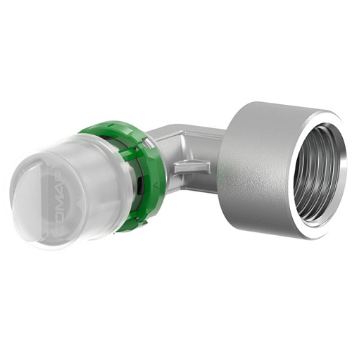 Comap Угольник 90° с внутренней резьбой латунь 20х2 - 1/2" (100)
