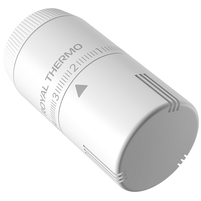 Royal Thermo Термоголовка жидкостная  Design М30х1,5 (белый)
