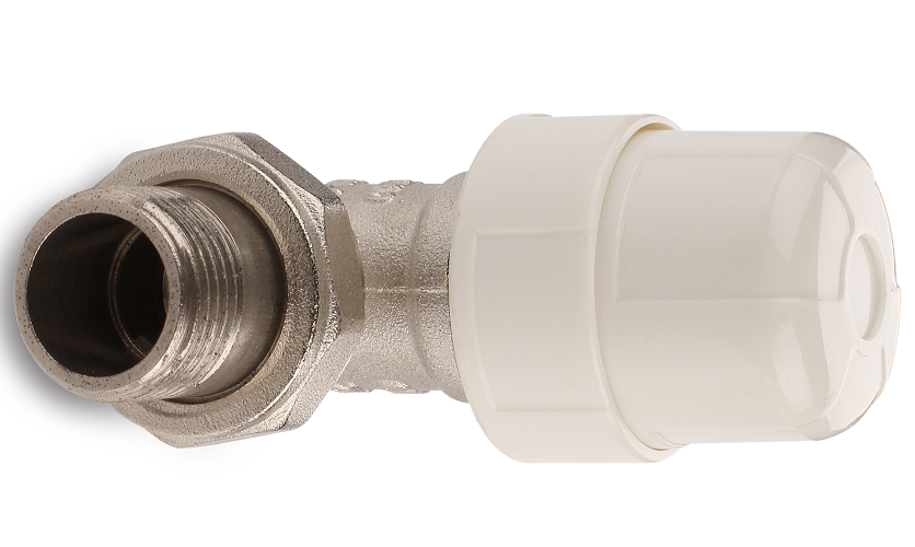 AQUALINK Термостатический клапан для радиатора угловой 1/2" (80/10)