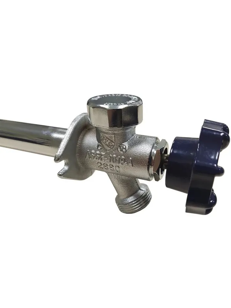 WWSystem Кран незамерзающий, вход 1/2" НР, выход 3/4" НР, латунь (толщина стены 600мм)