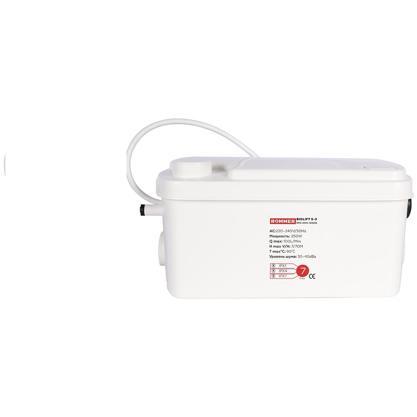 ROMMER Канализационная насосная установка BIOLIFT S-3, 3х40 мм ( 2 )