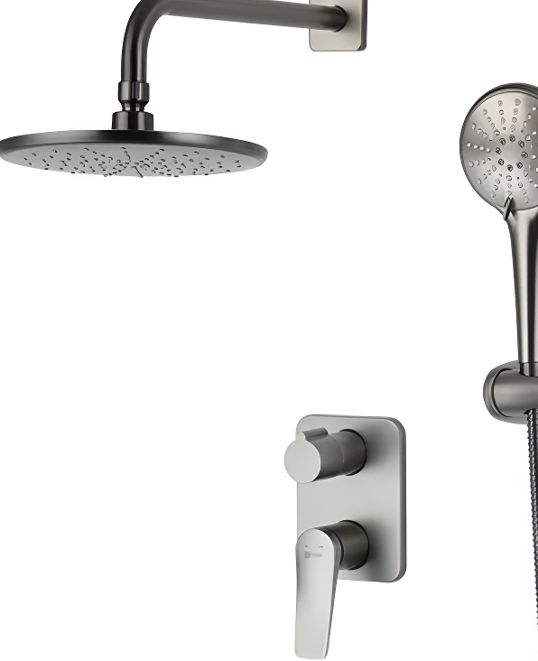 LEMARK Смеситель LM3722GM Bronx для ванны и душа, встраиваемый