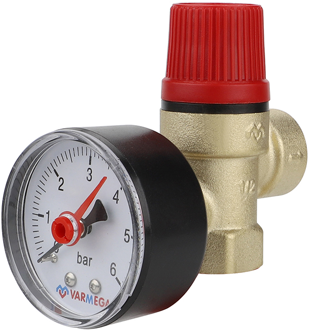 VARMEGA Предохранительный клапан 1/2"  1,5 В