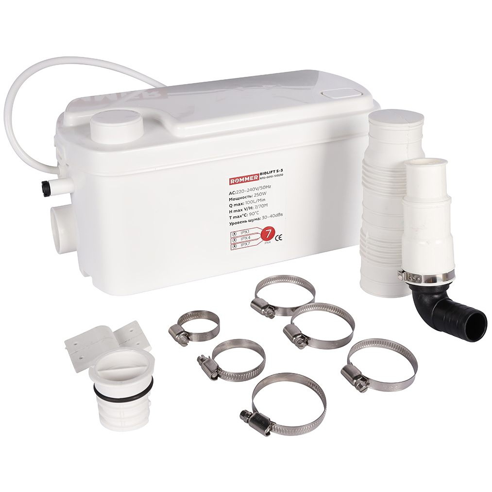 ROMMER Канализационная насосная установка BIOLIFT S-3, 3х40 мм ( 1 )