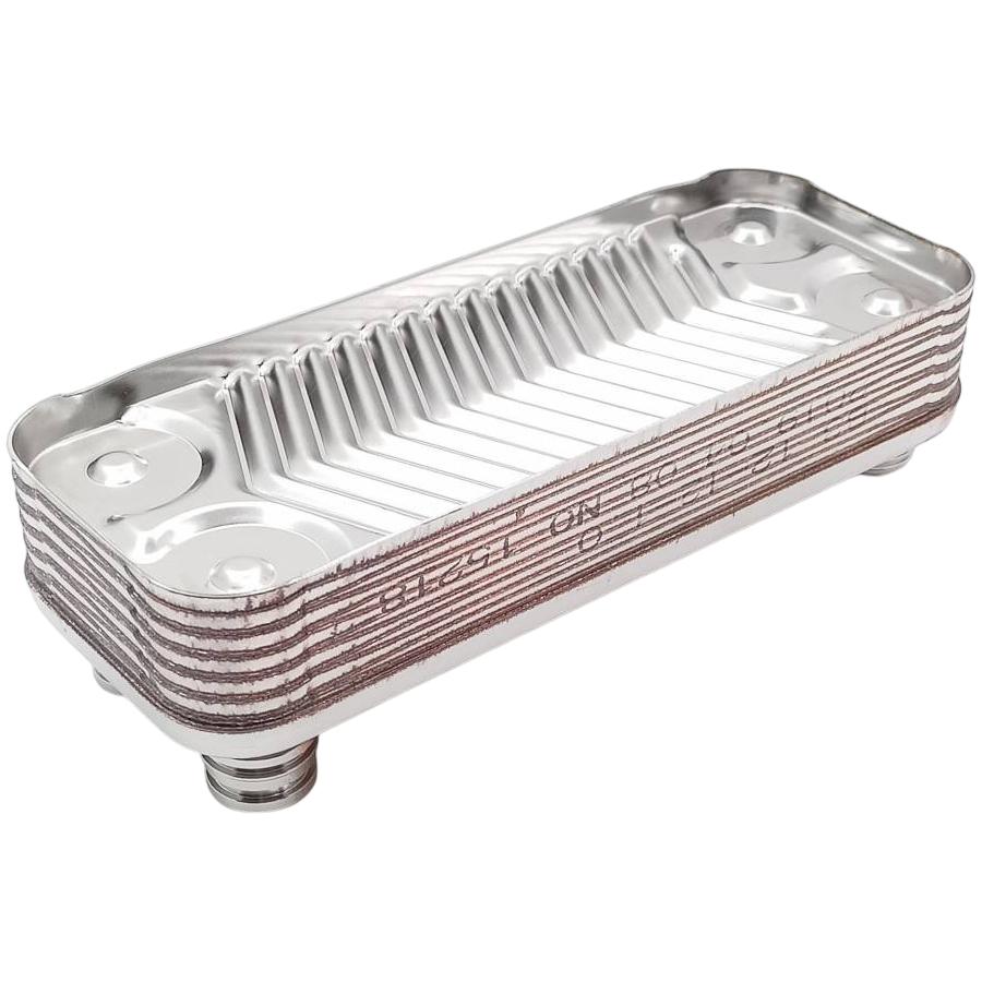 Теплообменник ГВС Vaillant Thermomax/Turbomax/Atmomax Pro/Plus 12пл 0020073794 (17B1901215), 065131
