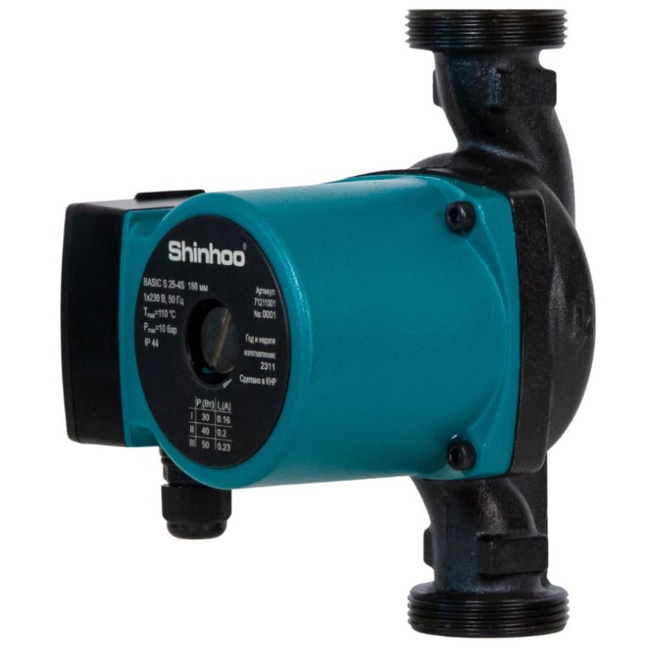 SHINHOO Насос циркуляционный BASIC S 25-4S 180 1x230V