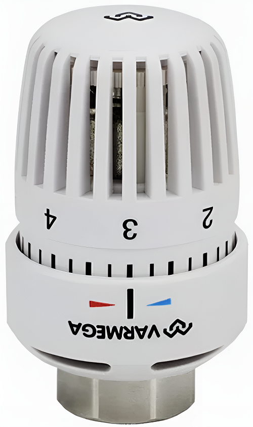 VARMEGA Термостатическая головка, серия VM110, жидкостная  М30 х 1,5 (белая)