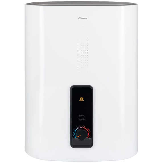 CANDY Электрический водонагреватель CF80V-P3(R) плоский эмаль, 1,5+1,5кВт, 80л