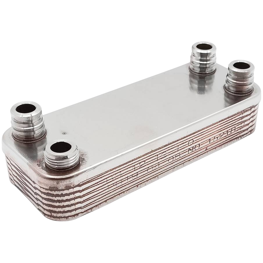 Теплообменник ГВС Vaillant Thermomax/Turbomax/Atmomax Pro/Plus 12пл 0020073794 (17B1901215), 065131
