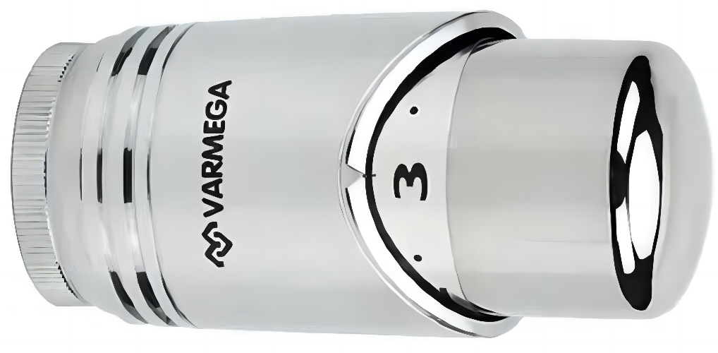 VARMEGA Термостатическая головка, серия VM112, жидкостная  М30 х 1,5 (хромированная)