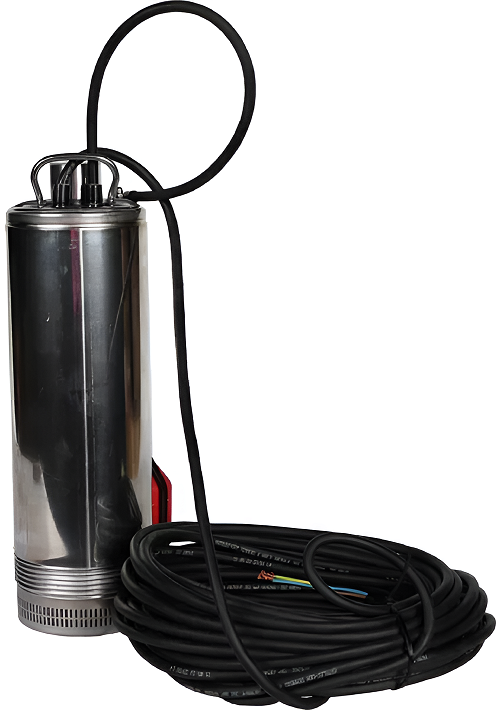 STOUT Насос колодезный с поплавком, кабель 20 м, 230V, Q=90 л/мин, H=34 м