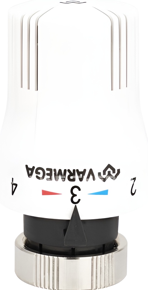VARMEGA Термостатическая головка, серия VM116, жидкостная  М30 х 1,5 (белая) компактная