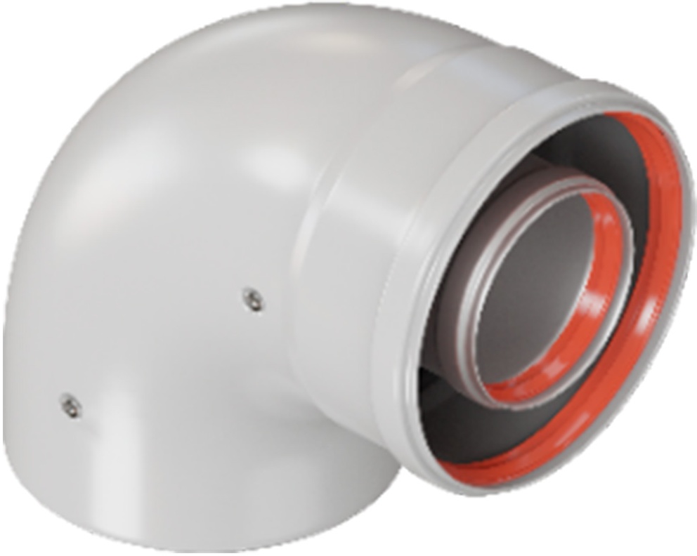 DR THERMO Колено Y-003/К-01 90 промежуточное (Y-003) d60/100 универсальное