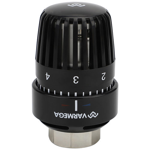 VARMEGA Термостатическая головка, серия VM110, жидкостная  М30 х 1,5 (черная) аналог VMTH01-203015