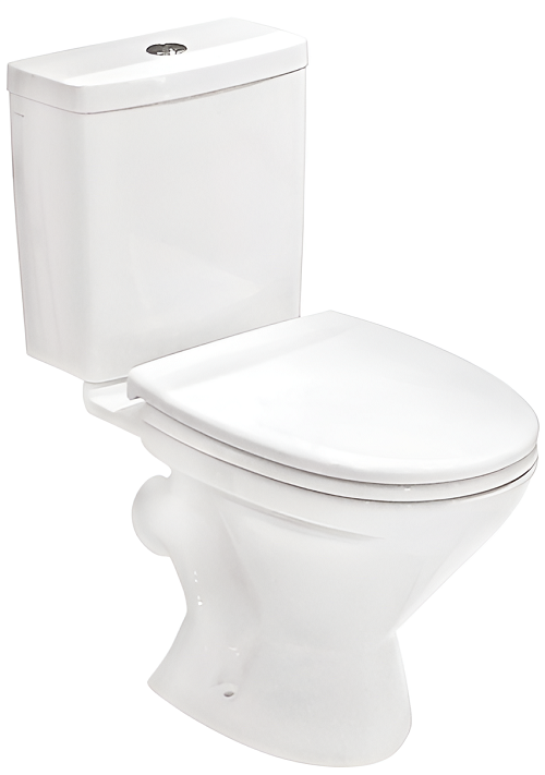 Santek Унитаз компакт 1WH302141 "Лига" 2PA белый косой/ дюбель + гофра С-990