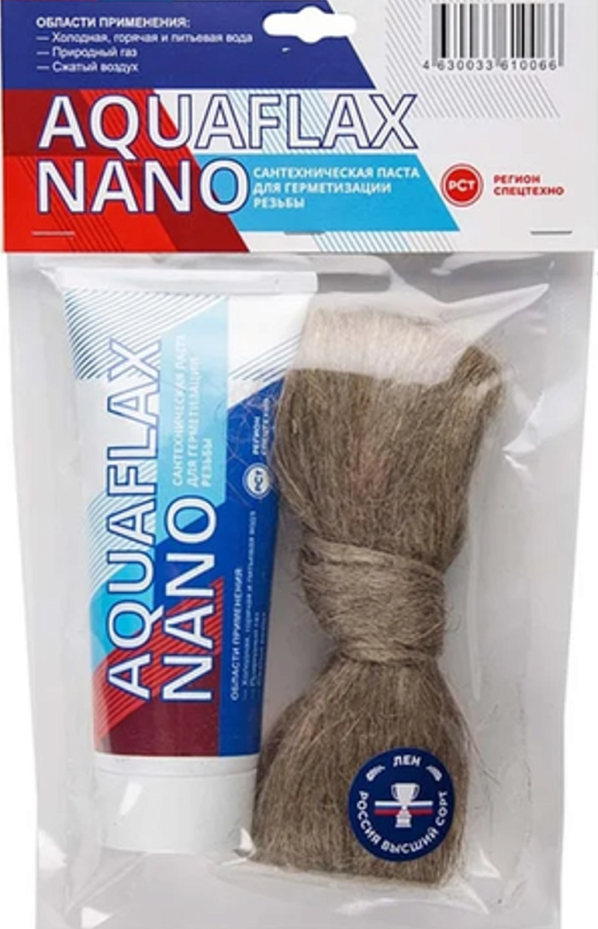 AQUAFLAX NANO Паста для льна 270г+лен 40г
