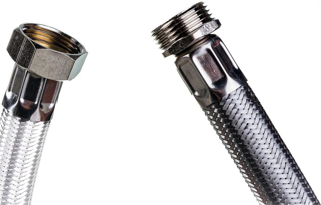 Unipump Шланг гибкий в металлооплетке прямой 1" ВР-НР 100 см