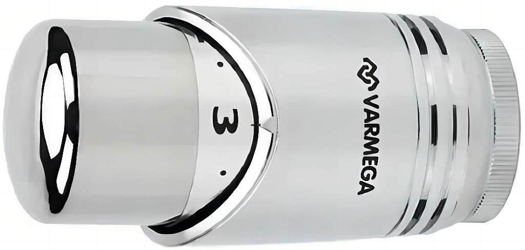 VARMEGA Термостатическая головка, серия VM112, жидкостная  М30 х 1,5 (хромированная)