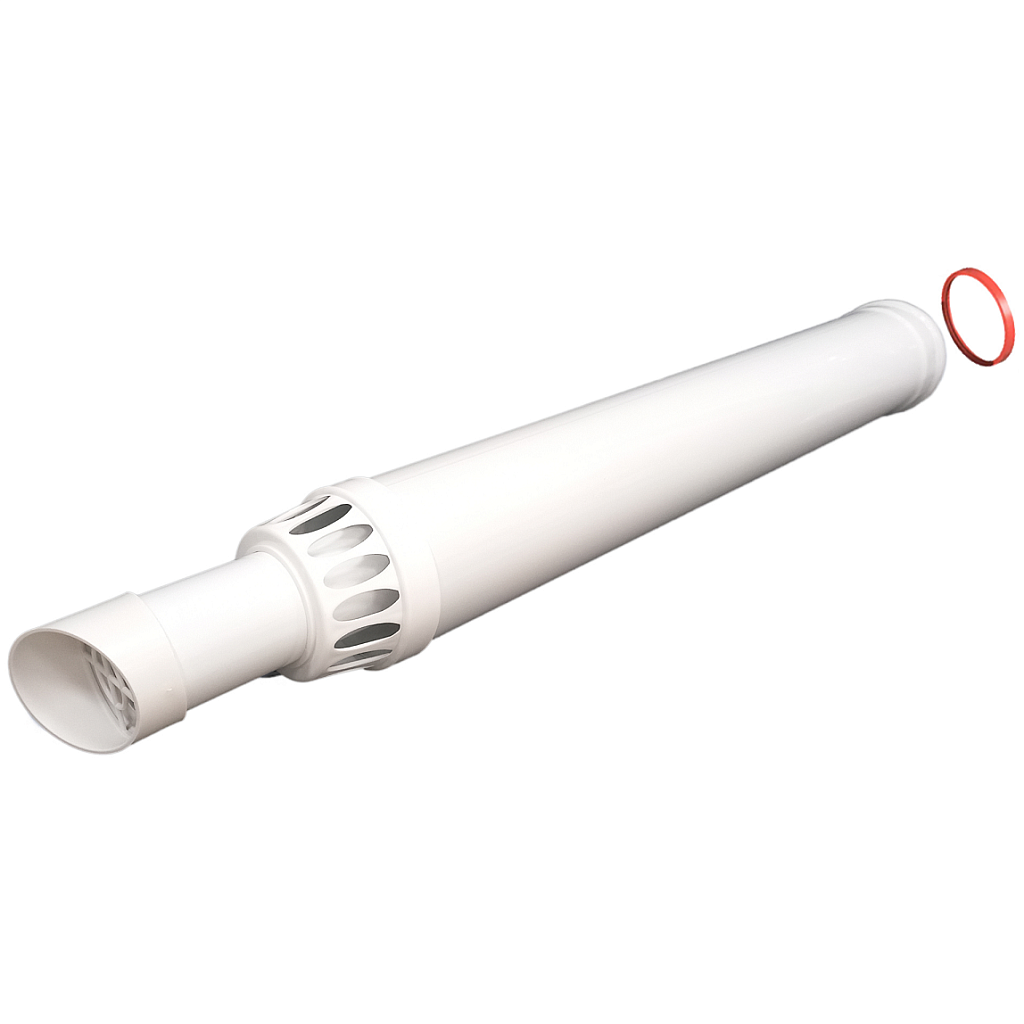 DR THERMO Труба с наконечником коаксиальная PT-1,0/TL-1M/ST Φ60/100mm 1м универсальная