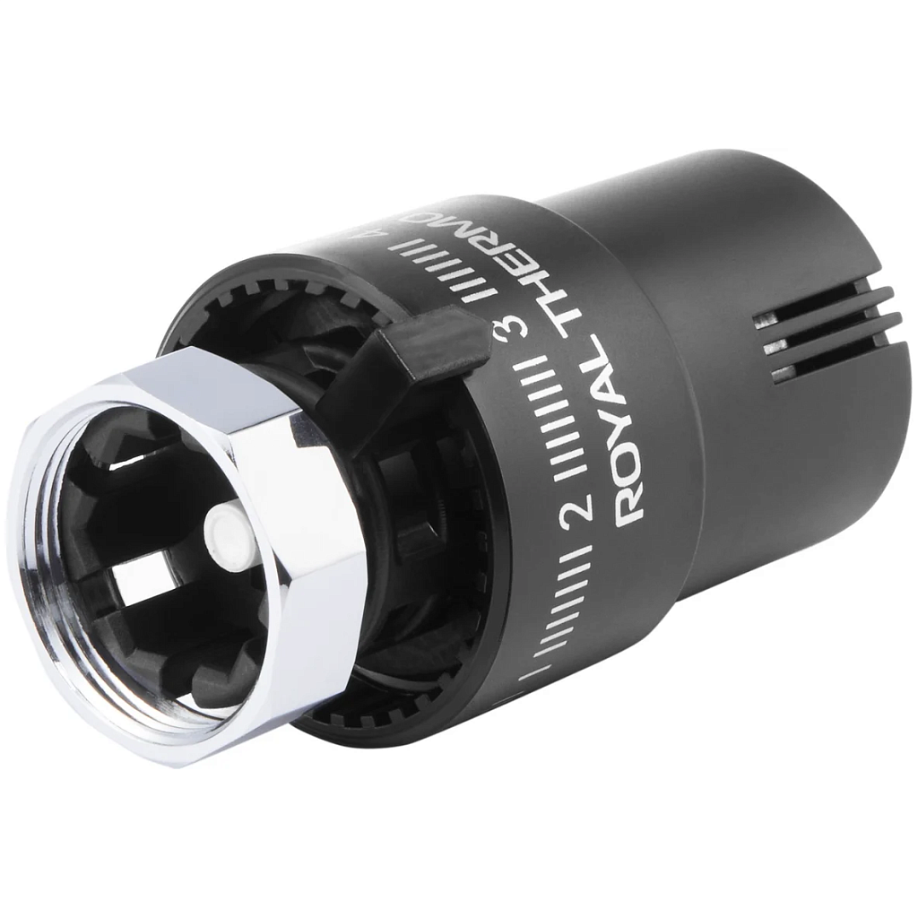 Royal Thermo Термоголовка жидкостная  М30х1,5 (черный)
