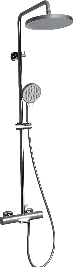GAPPO Душевая система G2495-71 с термос./хром