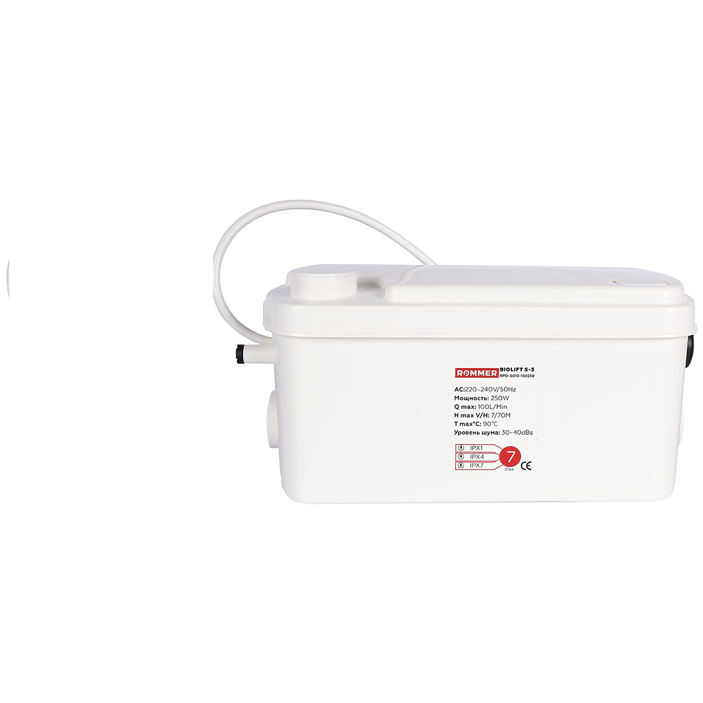 ROMMER Канализационная насосная установка BIOLIFT S-3, 3х40 мм