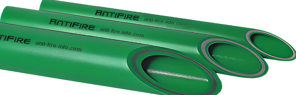 AntiFire Труба PP-R FR Fire Resistant SDR 7.4 D63 L4м Green