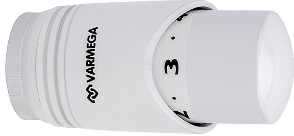 VARMEGA Термостатическая головка, серия VM112, жидкостная  М30 х 1,5 (матовый никель)
