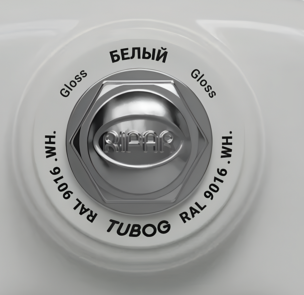 RIFAR TUBOG 2180/ 6 радиатор трубчатый подключение нижнее с термоклапаном DV1 (белый RAL 9016)