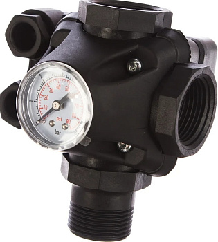 Unipump Реле давления с манометром РМ 5/3W ВР 1/4"
