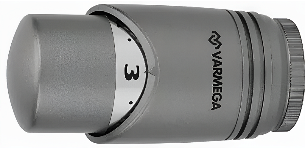 VARMEGA Термостатическая головка, серия VM112, жидкостная  М30 х 1,5 (серая)