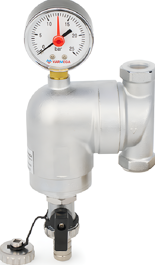 VARMEGA Фильтр сетчатый промывной, поворотный, ВР-ВР 1/2" (замена на VMSF03-C25040) 