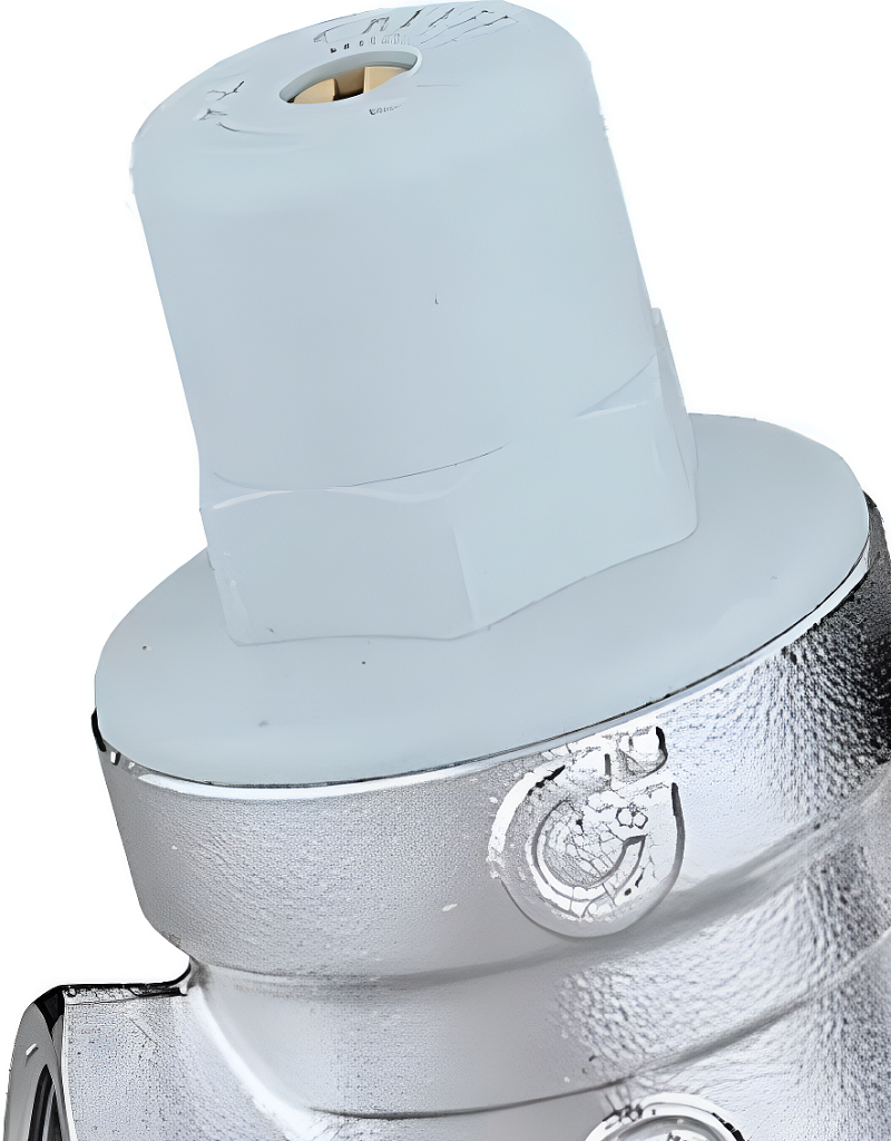 CALEFFI Редуктор давления мембранный хром. 3/4" с отв. под ман. (горячая вода)