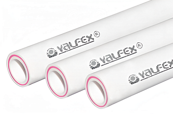 Труба арм.стекловолокном SDR 7.4 PN20  ф20х2.8 мм (70) ШТАНГА 2 МЕТРА (Valfex) БЕЛАЯ