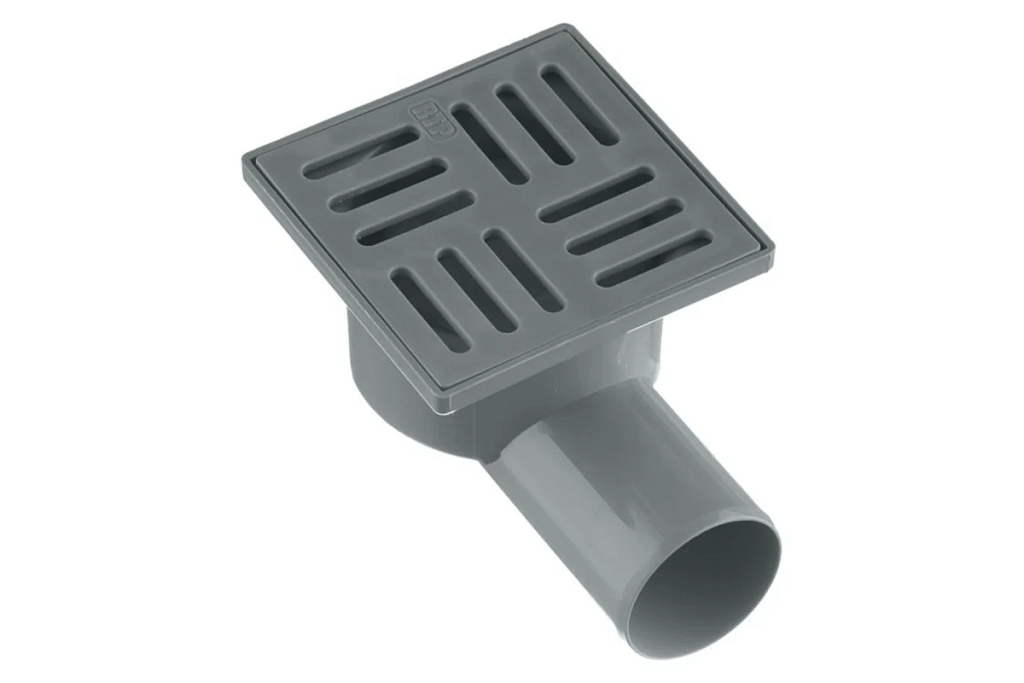 Pro Aqua Comfort Трап с горизонт. отводом, решетка нерж.сталь (100 mm x 100 mm) 50 (в уп. 5 шт.)
