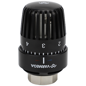 VARMEGA Термостатическая головка, серия VM110, жидкостная  М30 х 1,5 (черная) аналог VMTH01-203015