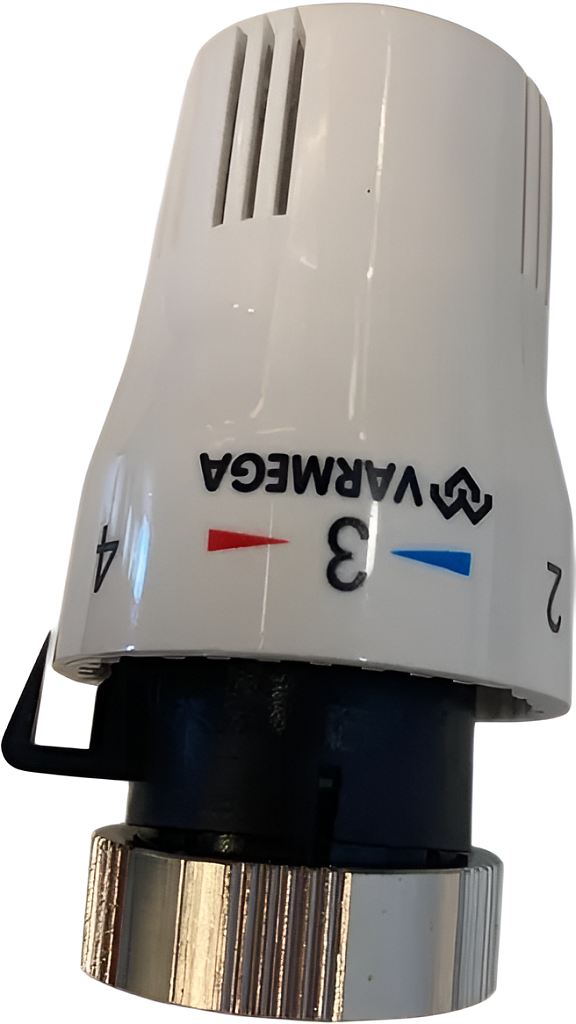 VARMEGA Термостатическая головка, серия VM116, жидкостная  М30 х 1,5 (белая) компактная
